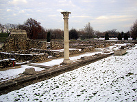 The Roman ruins at Aquinicum.