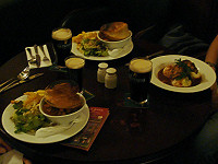 Guiness beef and potato pies.