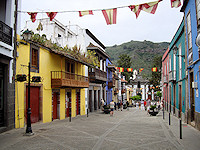 Colorful Spanish colonial buildings with wooden balconies make Teror one of the most picturesque towns in Gran Canaria.