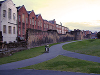 Newcastle city walls