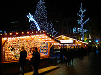 Luxembourg's Christmas market has about two dozen stalls.