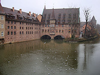 The Heilig-Geist-Spital (Hospital of the Holy Spirit) was built in 1333 to care for the elderly.
