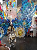 Trindad & Tobago fans added a lot of color to the Fanfest.