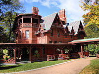 Completed in 1874, Mark Twain lived here with his family until 1891 and wrote some of his best known works like The Adventures of Tom Sawyer, Adventures of Huckleberry Finn, The Prince and the Pauper, and A Connecticut Yankee in King Arthur's Court.