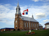 The Acadian town of Cheticamp